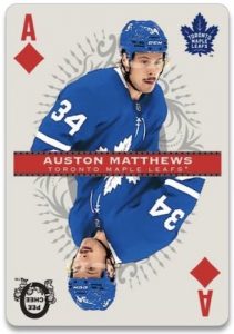 Playing Cards Ace Auston Matthews MOCK UP