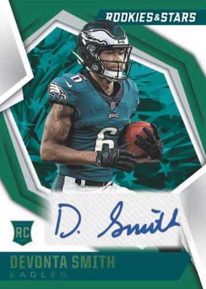 Rookie Signatures Green DeVonta Smith MOCK UP Rookie Signatures Green DeVonta Smith MOCK UP