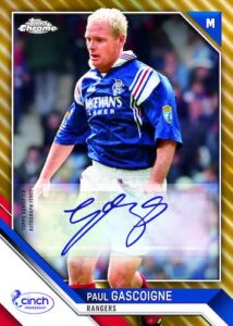 Auto Gold Refractor Paul Gascoigne MOCK UP Auto Gold Refractor Paul Gascoigne MOCK UP