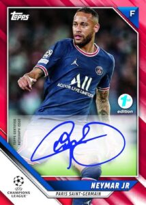 Auto Red Foil Neymar MOCK UP Auto Red Foil Neymar MOCK UP