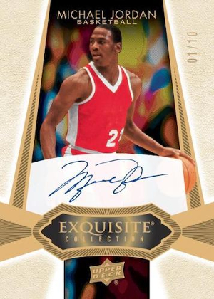 Exquisite Collection Gold Spectrum Auto Michael Jordan MOCK UP Exquisite Collection Gold Spectrum Auto Michael Jordan MOCK UP