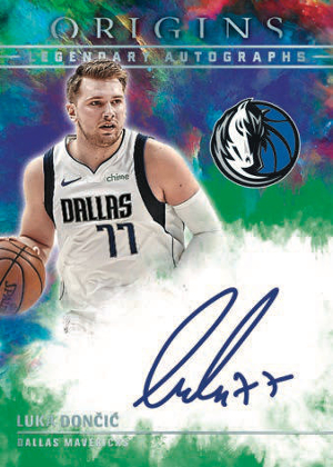 Legendary Auto Green Luka Doncic MOCK UP