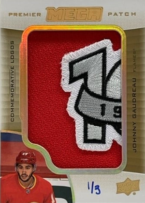 Mega Patch Jumbo Relics Commemorative Patch Johnny Gaudreau Mega Patch Jumbo Relics Commemorative Patch Johnny Gaudreau