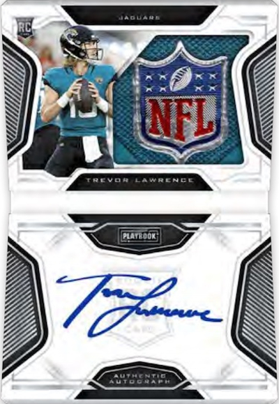 Rookie Playbook Jersey Auto Trevor Lawrence MOCK UP