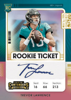 Rookie Ticket RPS Reverse Auto Trevor Lawrence MOCK UP