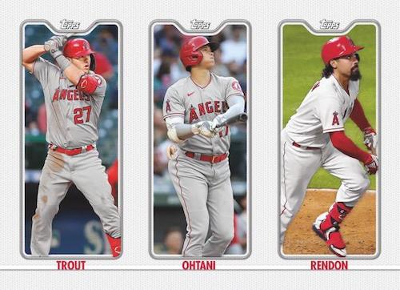 Triple Play Shohei Ohtani, Mike Trout, Anthony Rendon MOCK UP