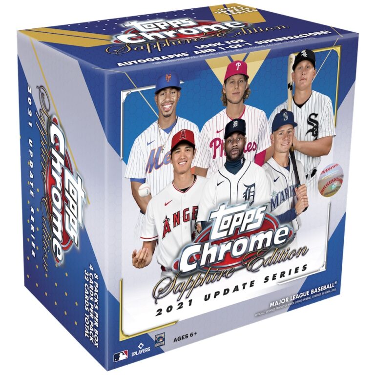 2021 Topps Chrome Update Sapphire Baseball Card Checklist