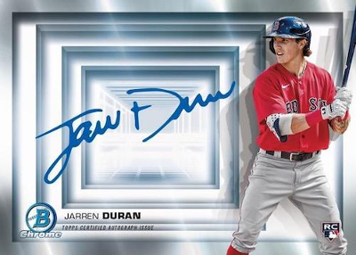 Bowman in 3-D! Auto Jarren Duran MOCK UP Bowman in 3-D! Auto Jarren Duran MOCK UP