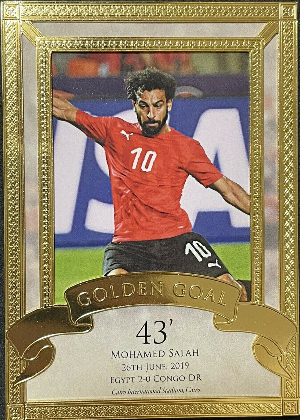 Golden Goals 24KT Gold Framed Mohamed Salah