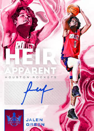 Heir Apparent Auto Jalen Green MOCK UP Heir Apparent Auto Jalen Green MOCK UP