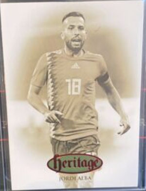 2020 Futera Unique Football Soccer Card Spain JORDI ALBA Mint 