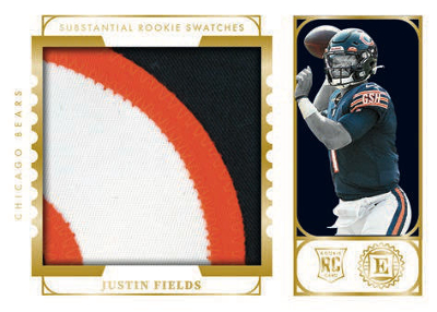 Substantial Rookie Swatches Justin Fields MOCK UP Substantial Rookie Swatches Justin Fields MOCK UP
