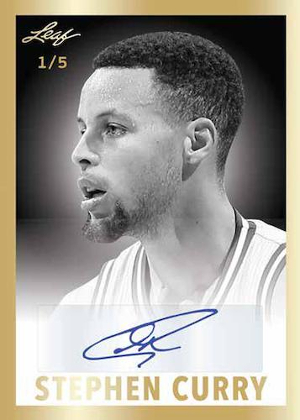 1960 Base Auto Gold Stephen Curry MOCK UP