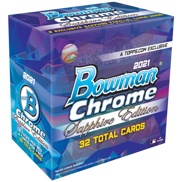 2021 Bowman Chrome Sapphire Edition Baseball Card Checklist