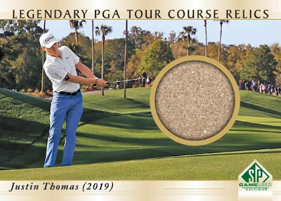 2021 SP Game Used Update Legendary PGA Tour Course Relics Justin Thomas