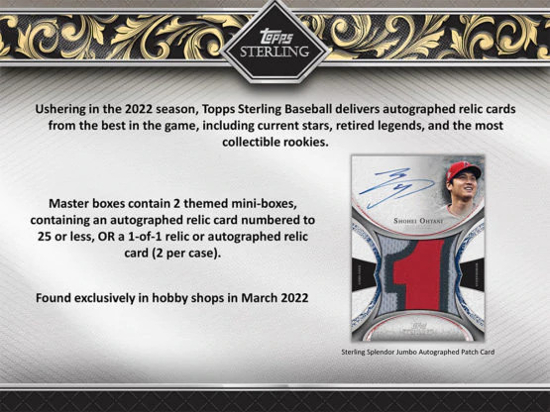2022 Topps Sterling Baseball 2022 Topps Sterling Baseball