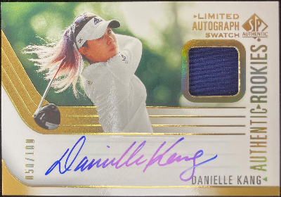 Base Limited Authentic Rookie Signature Swatch Danielle Kang