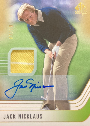 Base Limited Auto Relic Jack Nicklaus