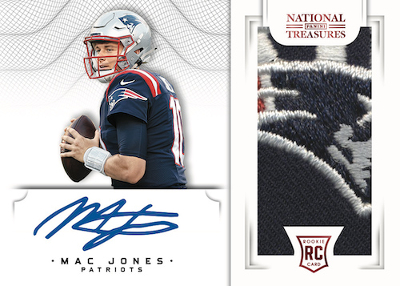 Crossover Rookie Patch Auto Mac Jones MOCK UP Crossover Rookie Patch Auto Mac Jones MOCK UP