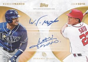 Dual Auto Wander Franco, Juan Soto MOCK UP