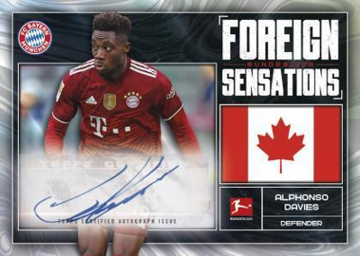 Foreign Bundesliga Sensations Auto Alphonso Davies MOCK UP