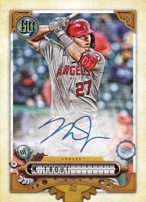 Gypsy Queen Auto Mike Trout MOCK UP