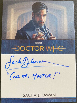 Hobby Inscription Auto Sacha Dhawan Hobby Inscription Auto Sacha Dhawan