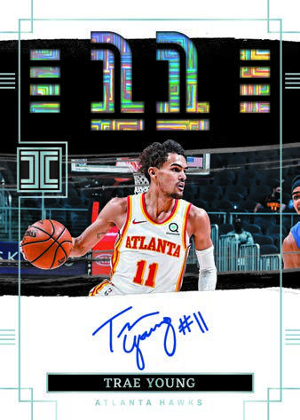 Impeccable Jersey Number Auto Trae Young MOCK UP