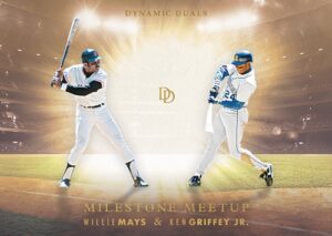 Milestone Meetup Willie Mays, Ken Griffey Jr MOCK UP