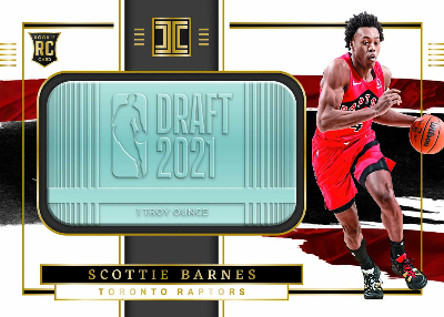 Silver NBA Draft Logo Scottie Barnes MOCK UP