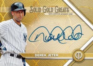 Solid Gold Greats Auto Derek Jeter MOCK UP Solid Gold Greats Auto Derek Jeter MOCK UP
