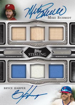 Sterling-Sets Dual Auto Relic Mike Schmidt, Bryce Harper MOCK UP Sterling-Sets Dual Auto Relic Mike Schmidt, Bryce Harper MOCK UP