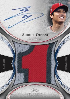 Sterling Splendor Jumbo Auto Patch Shohei Ohtani MOCK UP Sterling Splendor Jumbo Auto Patch Shohei Ohtani MOCK UP