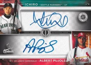Tribute Career Achievement Award Continuity Dual Auto Ichiro, Albert Pujols MOCK UP Tribute Career Achievement Award Continuity Dual Auto Ichiro, Albert Pujols MOCK UP