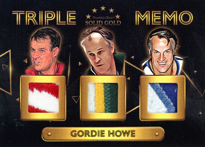 Triple Memorabilia Single Player, Multi Team Gordie Howe