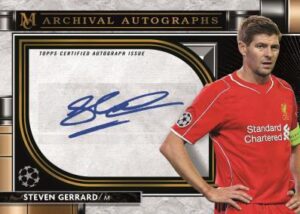 Archival Auto Steven Gerrard MOCK UP Archival Auto Steven Gerrard MOCK UP