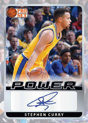 Base Auto Silver Stephen Curry MOCK UP