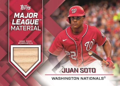 Major League Material Relic Juan Soto MOCK UP