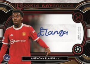 Rookie Reverence Auto Anthony Elanga MOCK UP Rookie Reverence Auto Anthony Elanga MOCK UP
