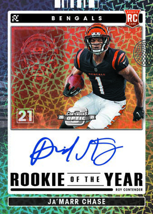 Rookie of the Year Contenders Black Scope JaMarr Chase MOCK UP