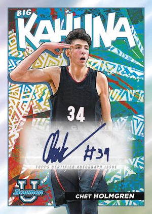 The Big Kahuna Auto Chet Holmgren MOCK UP