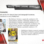 2021-22 Topps Chrome Bundesliga Soccer