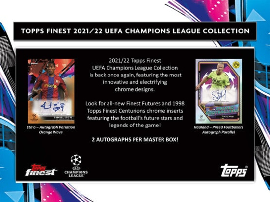2021-22 Topps Finest UEFA Champions League Soccer