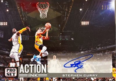 Action Ink Auto Stephen Curry