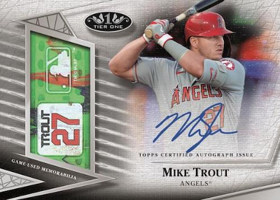 Gripping Auto Relic Mike Trout MOCK UP Gripping Auto Relic Mike Trout MOCK UP