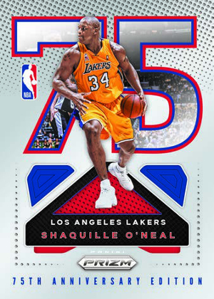 NBA 75th Logo Hobby Shaquille O'Neal MOCK UP