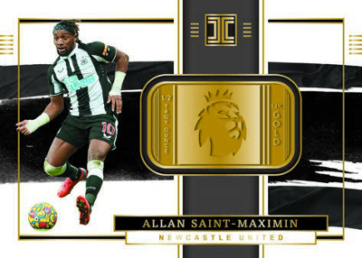 Premier League Logo Gold Allan Saint Maximin MOCK UP