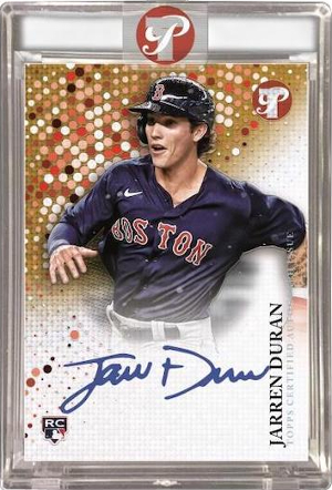 Pristine Gold Refractor Auto Jarren Duran MOCK UP Pristine Gold Refractor Auto Jarren Duran MOCK UP