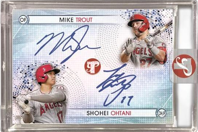 Pristine Pair Dual Auto Pristine Refractor Shohei Ohtani, Mike Trout MOCK UP Pristine Pair Dual Auto Pristine Refractor Shohei Ohtani, Mike Trout MOCK UP