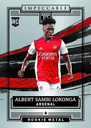 Rookie Metal Albert Sambi Lokonga MOCK UP Rookie Metal Albert Sambi Lokonga MOCK UP